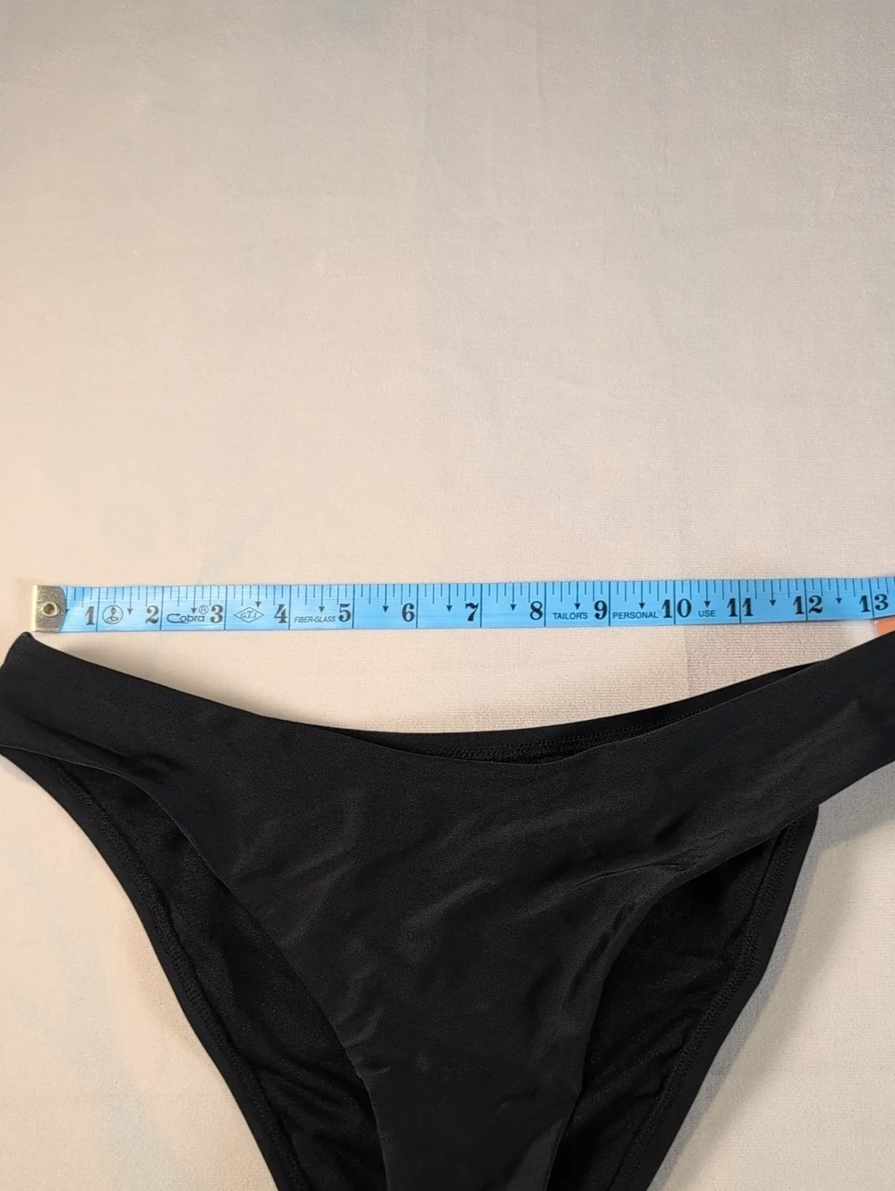 Shade & Shore Black Low Rise High Leg Cheeky Bikini Bottom Size Medium